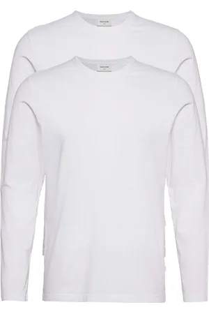 WoodWood Emil 2-Pack Long Sleeve Designers T-Langærmet Skjorte White