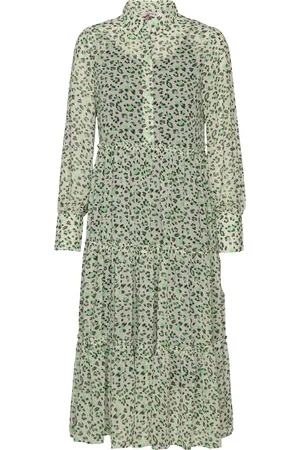 A-View Dodo Dress Knælang Kjole Green