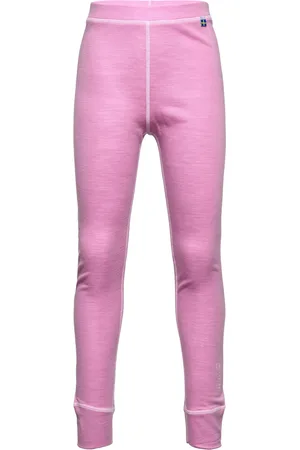 Isbjorn Of Sweden Husky Longjohn Baselayer Kids Sport Base Layers Baselayer Bottoms Pink