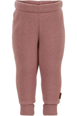 Mikk-Line Wool Pants Outerwear Fleece Outerwear Fleece Trousers Pink