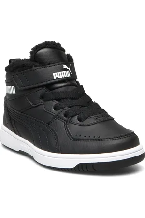 PUMA Rebound Joy Fur Ps Vinterstøvler Med Burrebånd Black