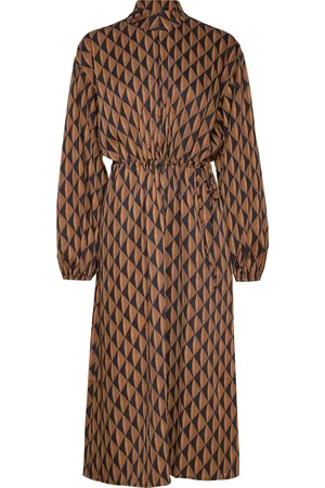 Gestuz Lithildegz Long Dress Knælang Kjole Multi/patterned