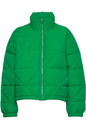 Gina Tricot Elina Puffer Jacket Foret Jakke Green