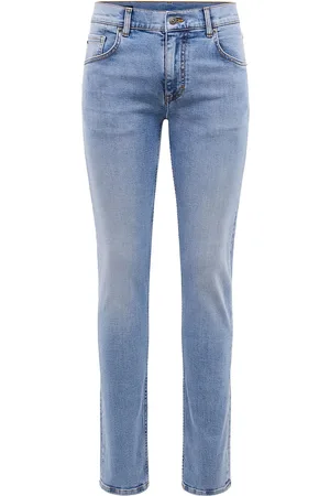 J Lindeberg Jay Active Light Indigo Jeans Designers Jeans Slim Blue