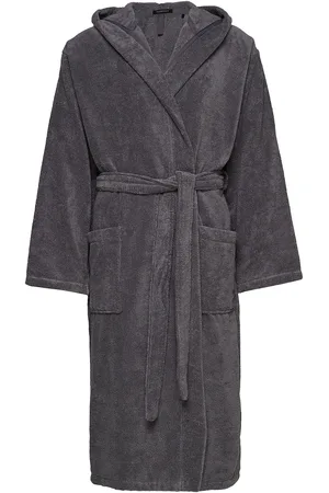 Schiesser Bath Robe Morgenkåbe Badekåbe Grey