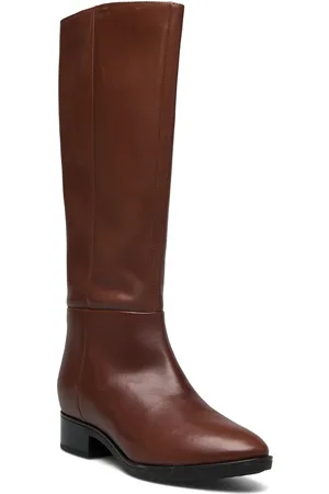 Geox D Felicity D Lange Støvler Brown