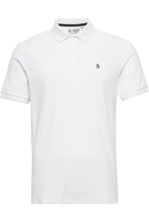 Original Penguin Daddy Org Piq Sticke Tops Polos Short-sleeved White