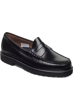 G.H. Bass Gh Weejun 90 Larson Penny Designers Loafers Black