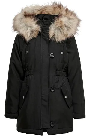 ONLY Kogiris Fur Parka Otw Parka Jakke Black
