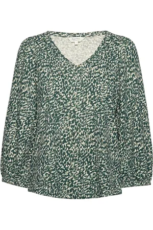 Part Two Riekepw Ts Tops Blouses Long-sleeved Green