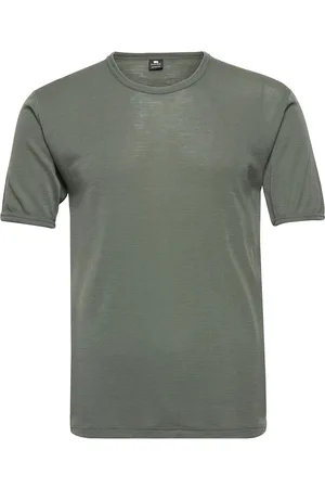 Dovre Wool T-Shirt Tops T-Kortærmet Skjorte Green