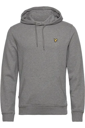 Lyle & Scott Pullover Hoodie Tops Sweatshirts & Hoodies Hoodies Grey