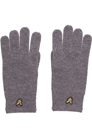 Lyle & Scott Racked Rib Gloves Accessories Gloves Finger Gloves Grey
