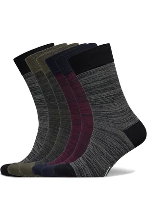 Topeco Socks 6-P, 6 Pc/Pack Underwear Socks Regular Socks Blue