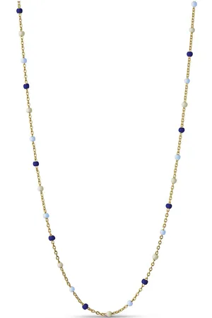 Enamel Necklace, Lola Accessories Jewellery Necklaces Chain Necklaces Gold