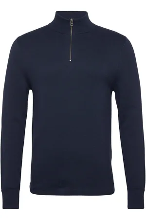 Dockers Core 45295 Zip Tops Knitwear Half Zip Jumpers Navy