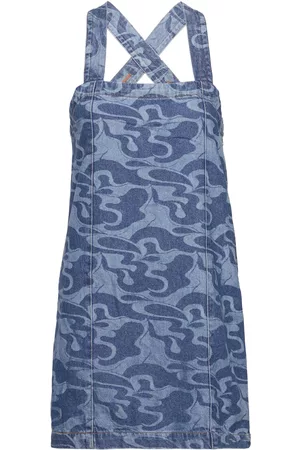 Envii Ensun Sl Dress Bleach 6863 Kort Kjole Blue