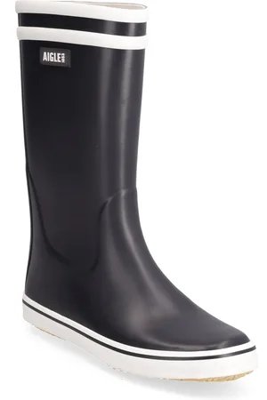 Aigle Ai Malouine 2 Marine/Blanc Gummistøvler Sko Black