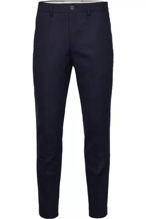 SELECTED Slhslim-Adrian Trs B Noos Bottoms Trousers Formal Navy