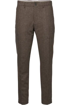 SELECTED Slhslim-Adrian Trs B Noos Bottoms Trousers Formal Brown