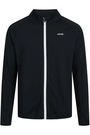 ZEBDIA Mens Sports Jacket Sport Sweatshirts & Hoodies Fleeces & Midlayers Black
