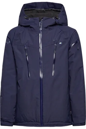 Isbjorn Of Sweden Carving Winter Jacket Teens Sport Snow-ski Clothing Snow-ski Jacket Navy