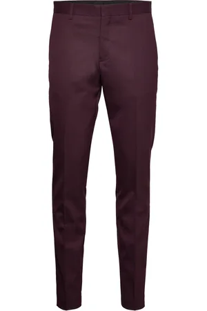 Matinique Malas Bottoms Trousers Formal Burgundy