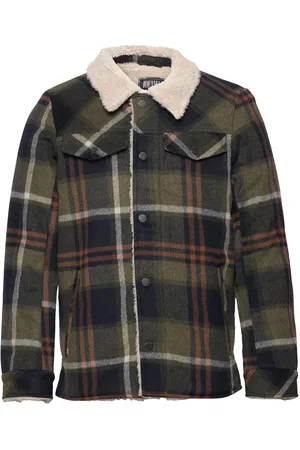 Jofama Harvey Wool Trucker Jacket Tynd Jakke Multi/patterned