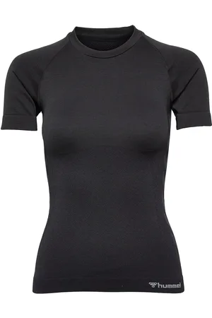 Hummel Hmlclea Seamless Tight T-Shirt Sport T-shirts & Tops Short-sleeved Black