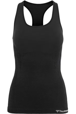 Hummel Hmlclea Seamless Top Sport T-shirts & Tops Sleeveless Black