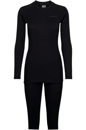 Craft Thermal Baselayer Set W Tops Base Layer Sets Black