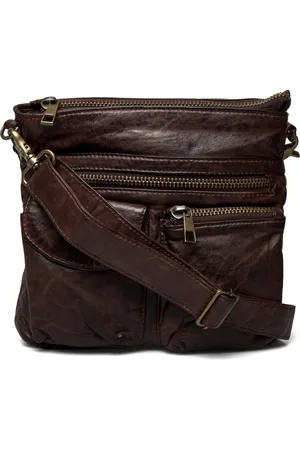 DEPECHE Cross Over Bags Crossbody Bags Brown