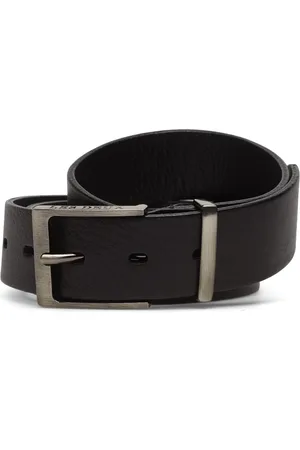 Les Deux Walker Leather Belt Designers Belts Classic Belts Black