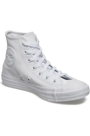 Converse Ctas Hi White Monochrome Sport Sneakers High-top Sneakers White