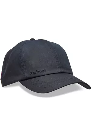 Barbour Wax Sports Cap Accessories Headwear Caps Blå