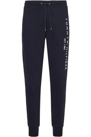 Tommy Hilfiger Tommy Logo Sweatpants Bottoms Sweatpants Navy