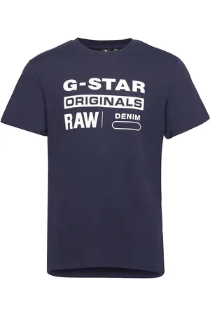 G-Star Graphic 8 R T S\S Tops T-Kortærmet Skjorte Blue