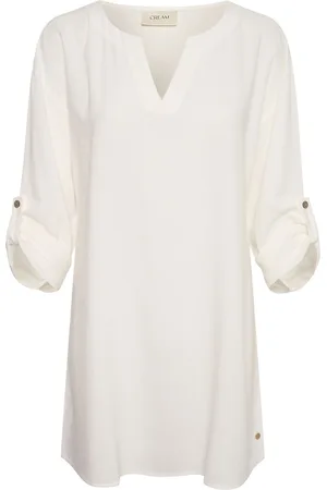 Cream Crventa Tunic Tops Tunics White