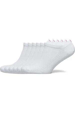 DANISH ENDURANCE Low-Cut Bamboo Dress Socks 6-Pack Sport Socks Footies-ankle Socks White