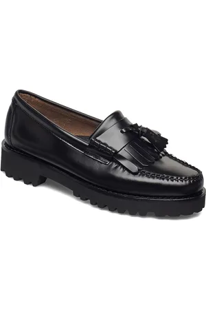 G.H. Bass Gh Weejun 90 Esther Kiltie Loafers Flade Sko Black