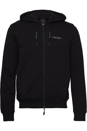 Armani Exchange Sweatshirts Tops Sweatshirts & Hoodies Hoodies Black