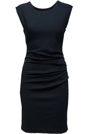 Kaffe India Round-Neck Dress Kort Kjole Navy