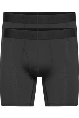Under Armour Ua Tech Mesh 6In 2 Pack Sport Boxers Black