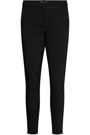 FRANSA Frzacity 1 Pants Bottoms Trousers Slim Fit Trousers Black