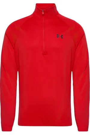 Under Armour Ua Tech 2.0 1/2 Zip Sport Sweatshirts & Hoodies Fleeces & Midlayers Red