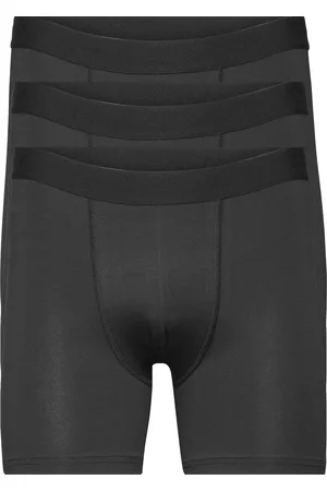 Bread & Boxers 3-Pack Boxer Brief Extra Long Boxershorts Black