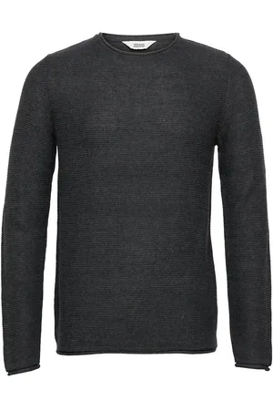 Solid Sdjarah Tops Knitwear Round Necks Grey