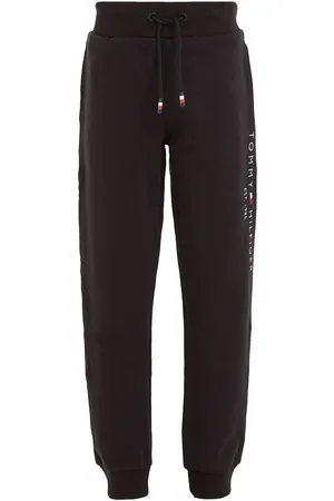 Tommy Hilfiger Essential Sweatpants Bottoms Sweatpants Black
