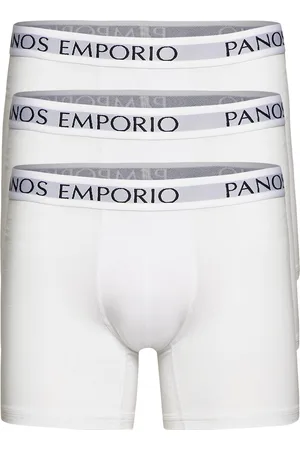 Panos Emporio 3Pk Base Bamboo Boxer Boxershorts White