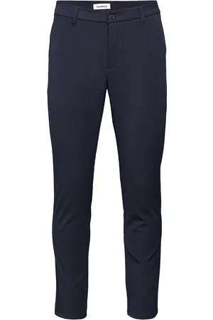Woodbird Steffen Twill Pant Designers Trousers Chinos Navy